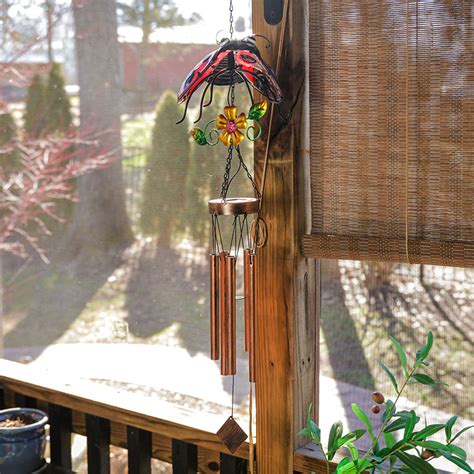 Notice the beautiful antique finish Handcrafted with the finest details and material. . Cracker barrel wind chimes